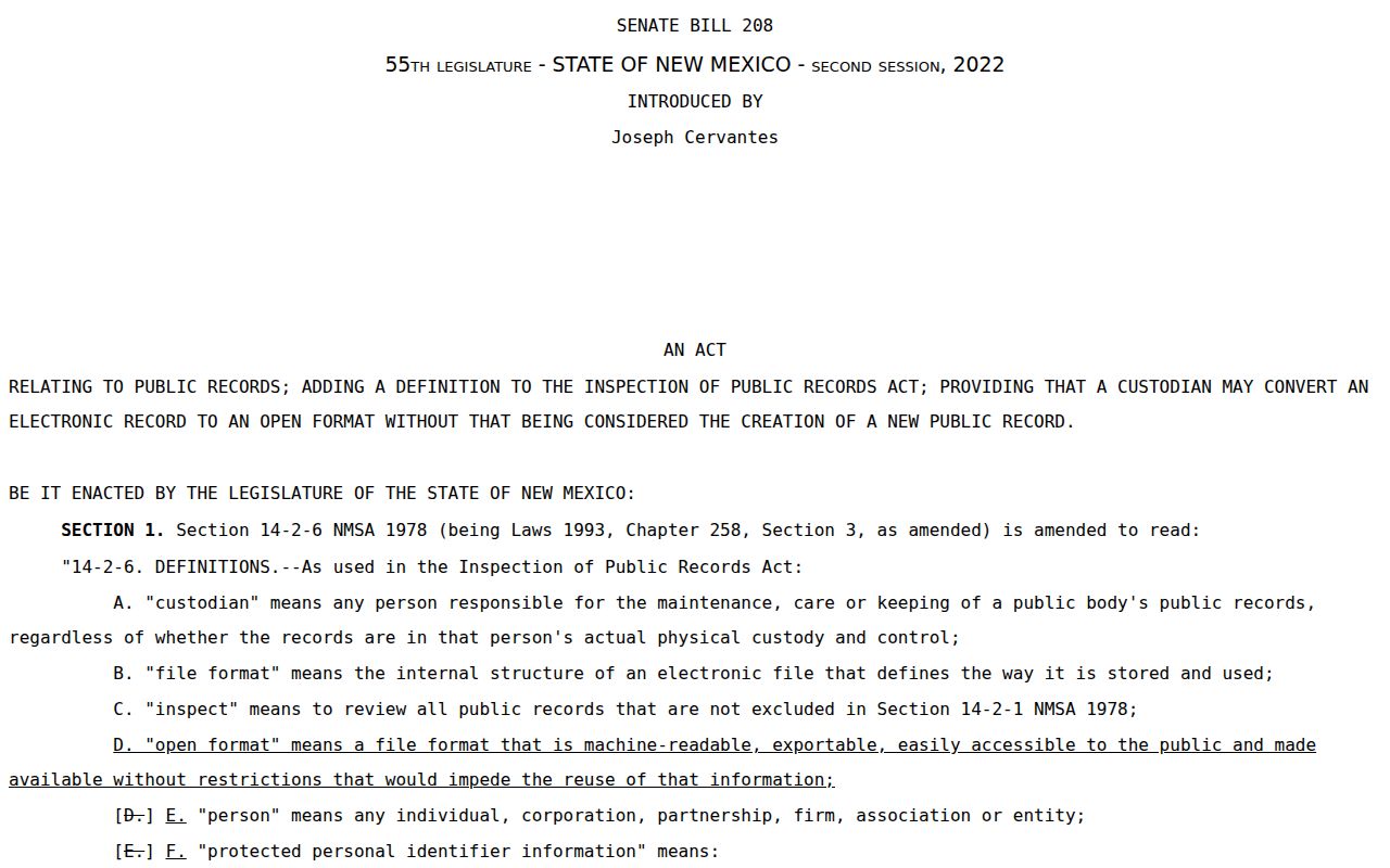Alamogordo residents directory New Mexico IPRA statute